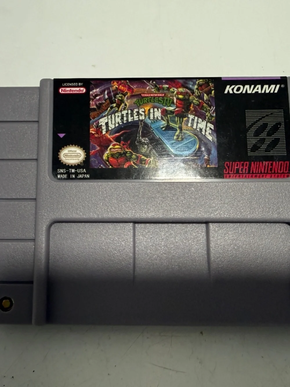 TNMT Turtles in Time SNES